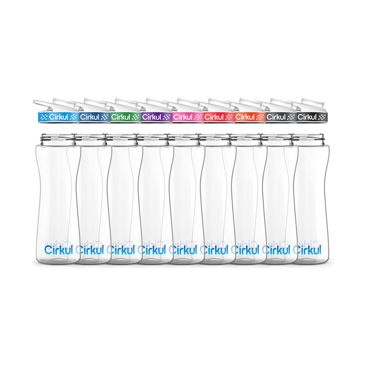 22oz. Plastic Bottle & Comfort Grip Lid U4